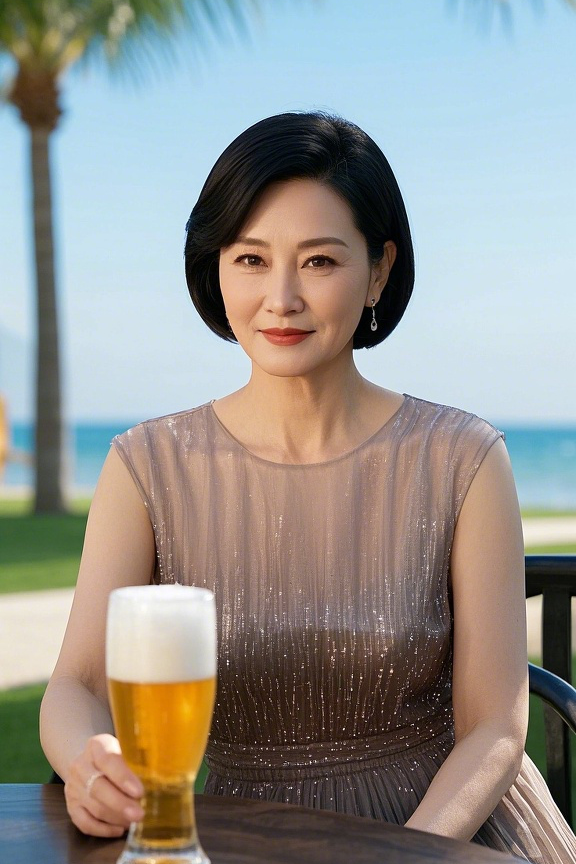肥娟小吃的风味独特，没有科技与狠活的啤酒醇香四溢